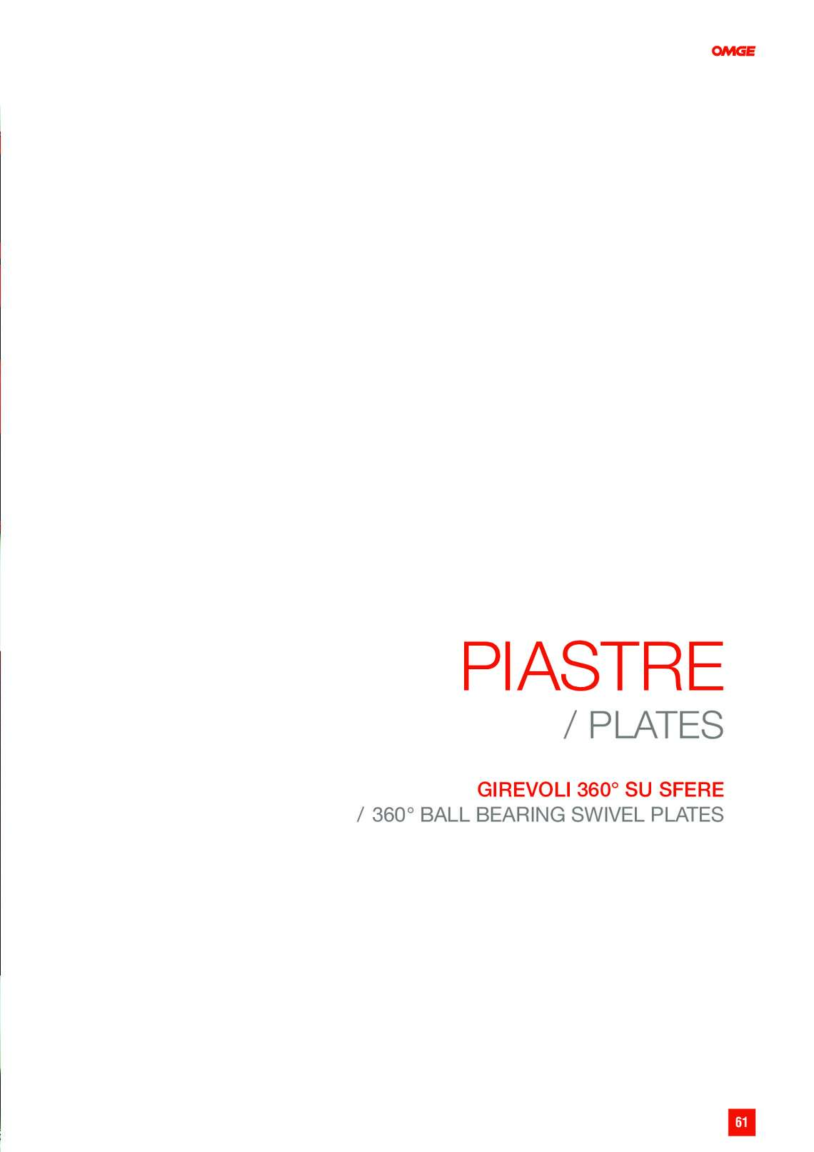 Piastre girevoli di OMGE