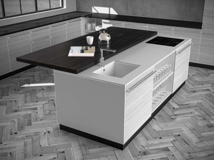 Plana, sistema di scorrimento per tavoli